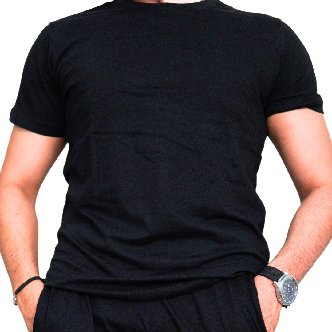 Black Basic Gradi Tee