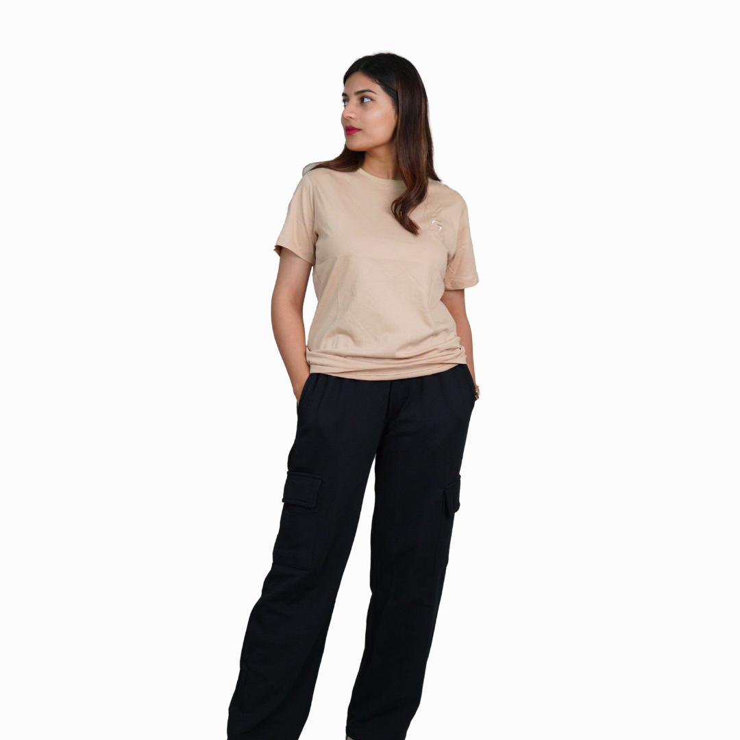 Beige Basic Gradi Tee