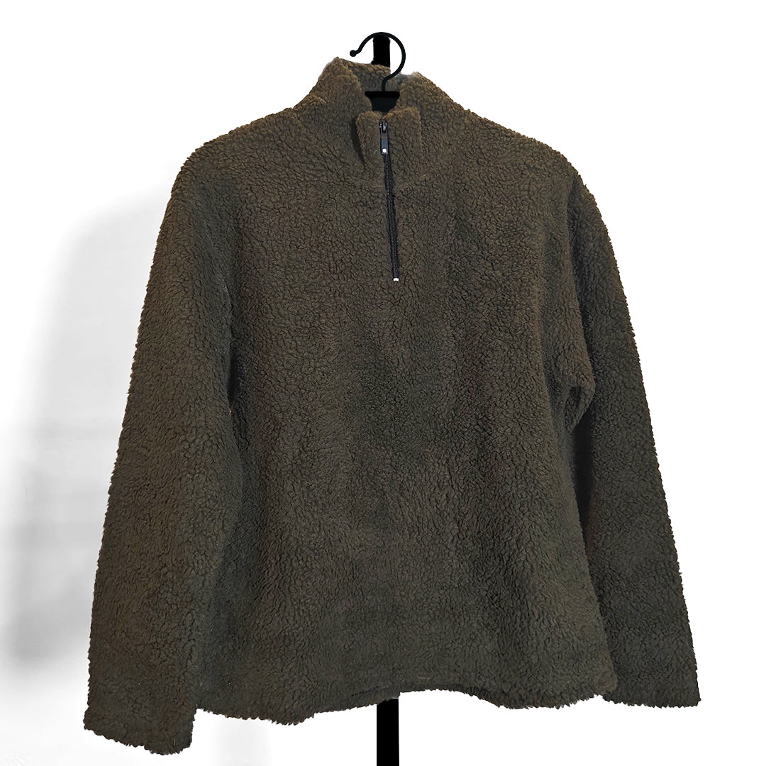 Gradi Sherpa Jacket - Olive Green