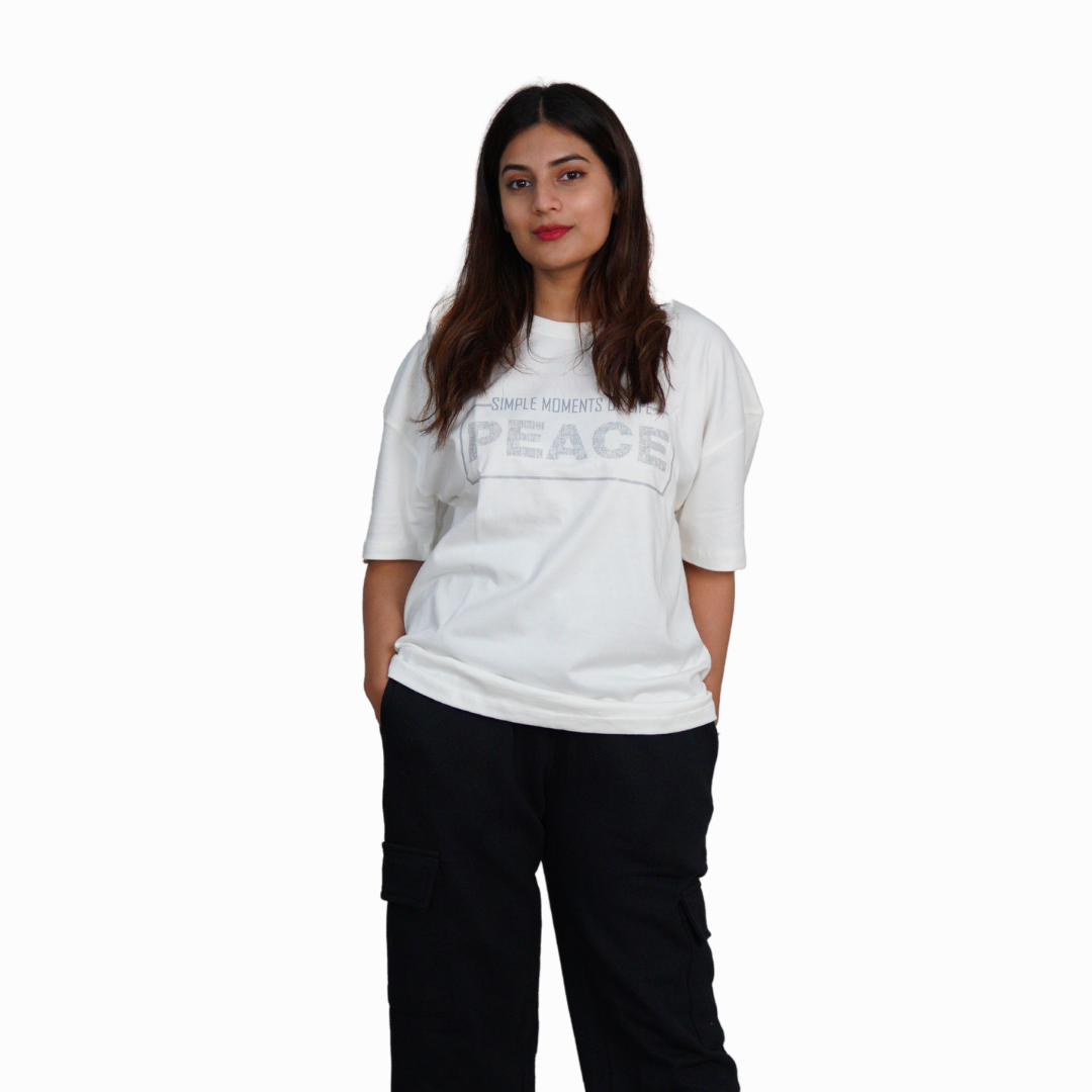 Peace Everyday Drop-Shoulder Tee