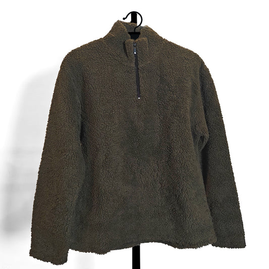 Gradi Sherpa Jacket - Olive Green