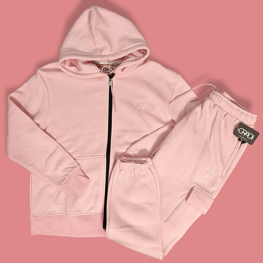 Gradi Oversized Co-Ord Set - Pink